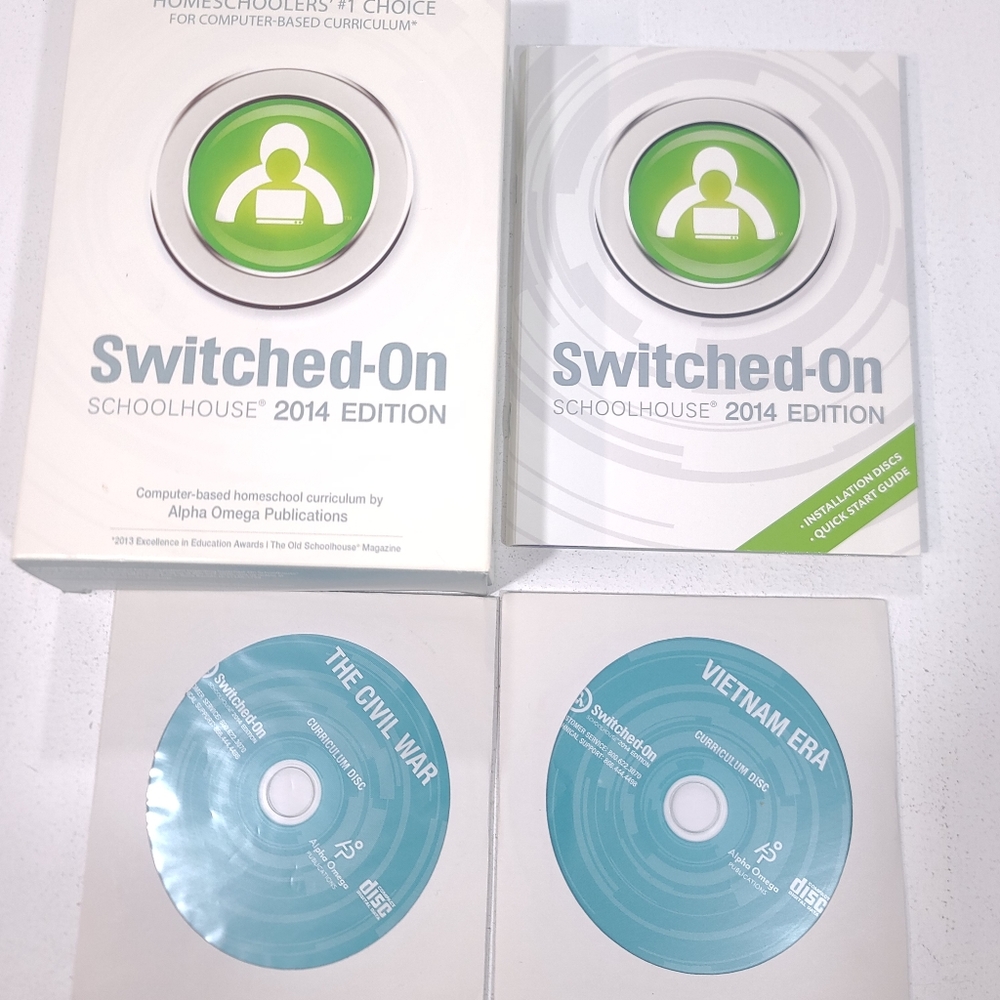 Switched on Schoolhouse Civil War, Vietnam Era W/ Installation Discs SOS-2014